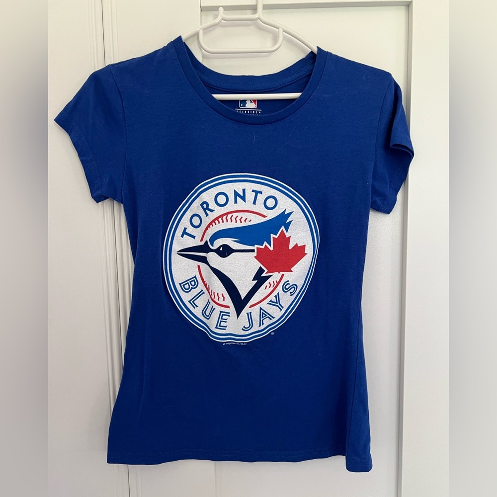 TORONTO BLUE JAYS MLB GENUINE MERCHANDISE t shirt ladies XS